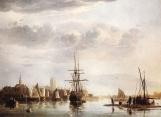 Алберт Кейп - Пристанището на Дордрехт, ок. 1660